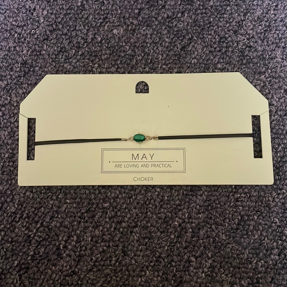May birthstone choker brand new